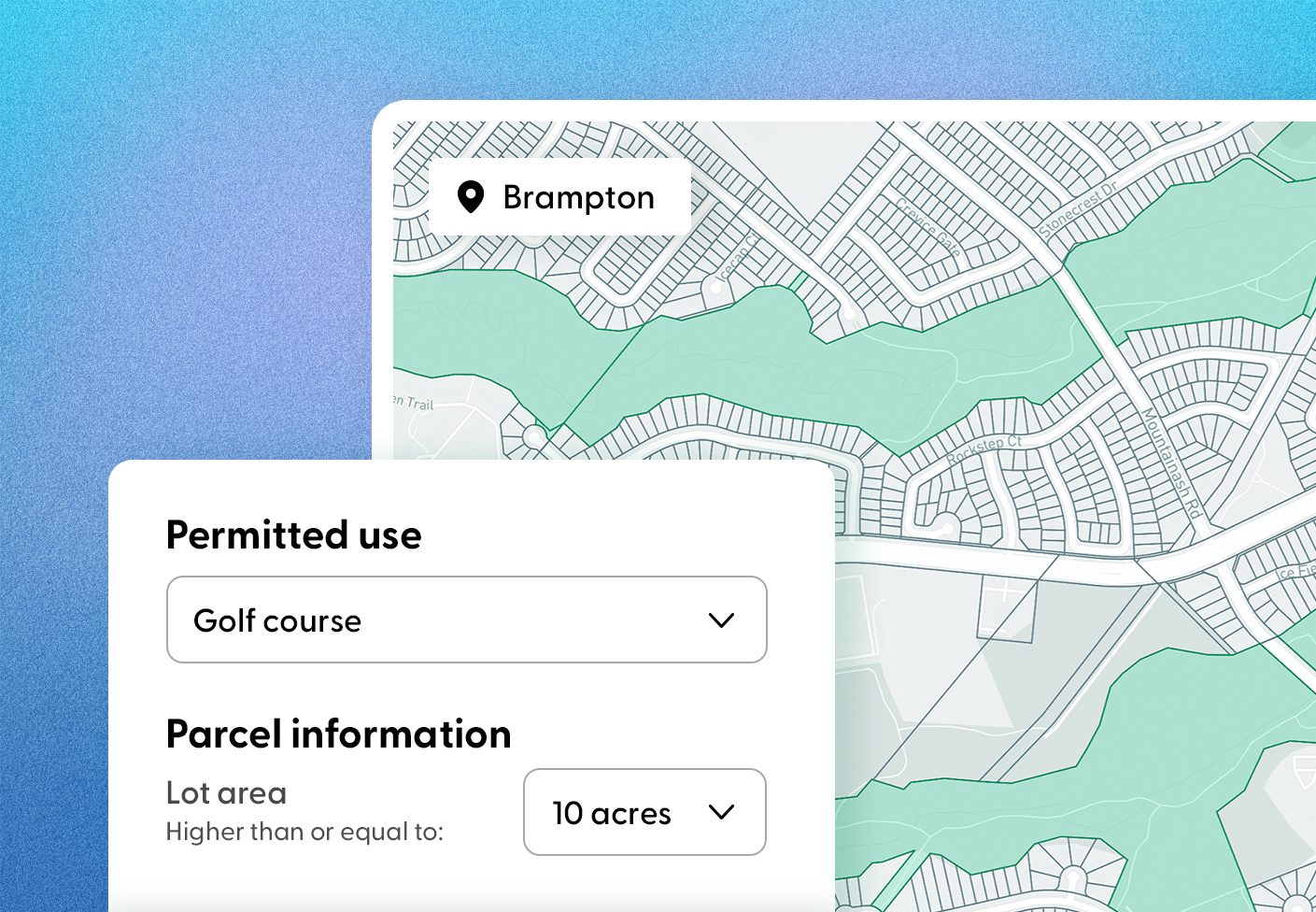 LandLogic Studio site selection