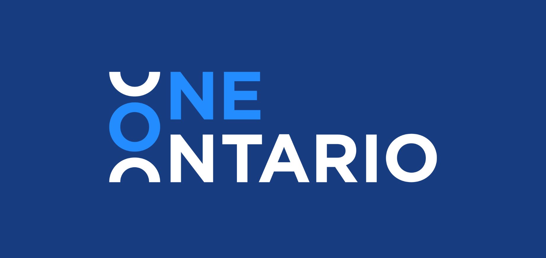 One Ontario logo in four colourways