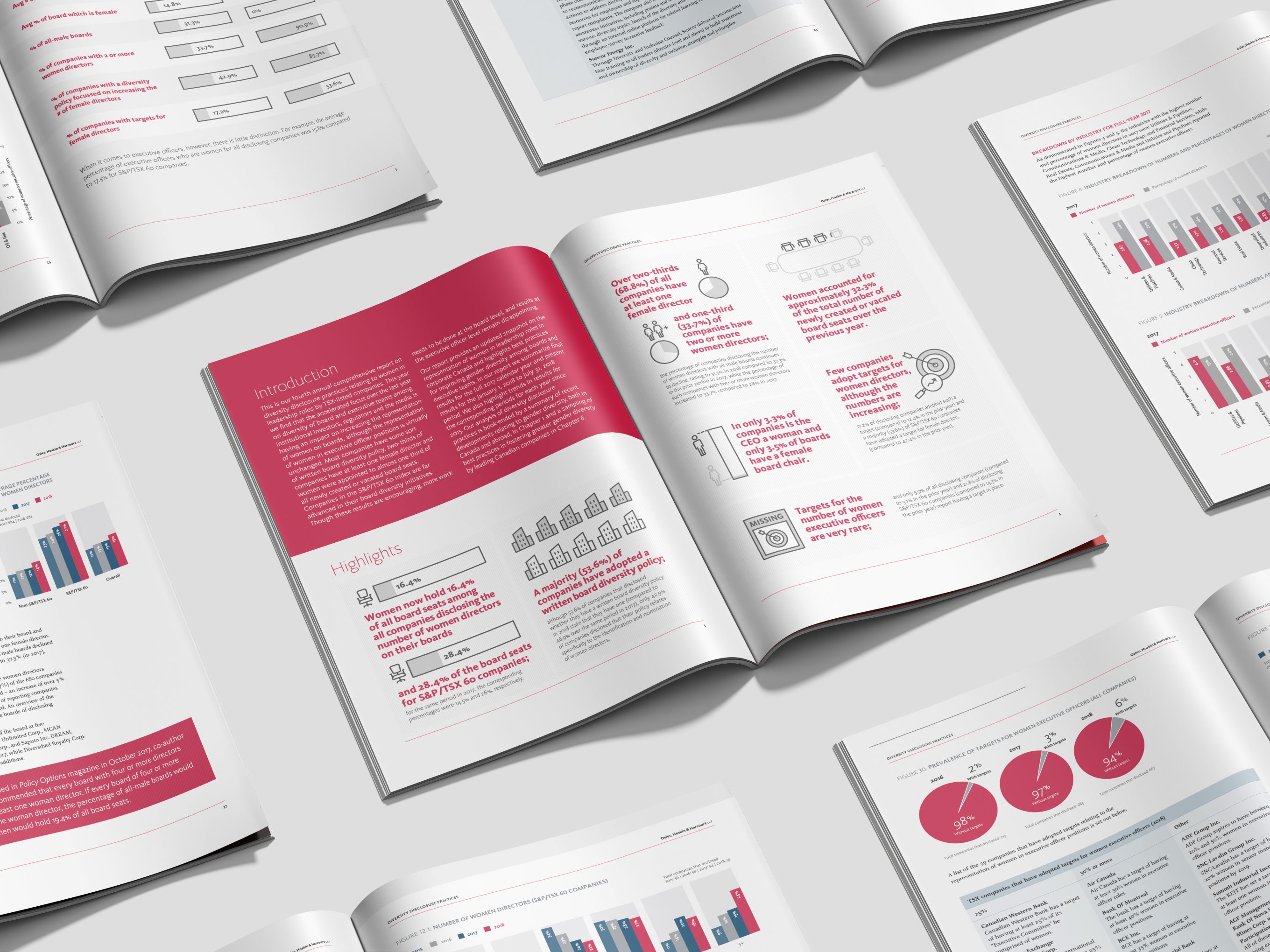 Osler diversity disclosure report spreads